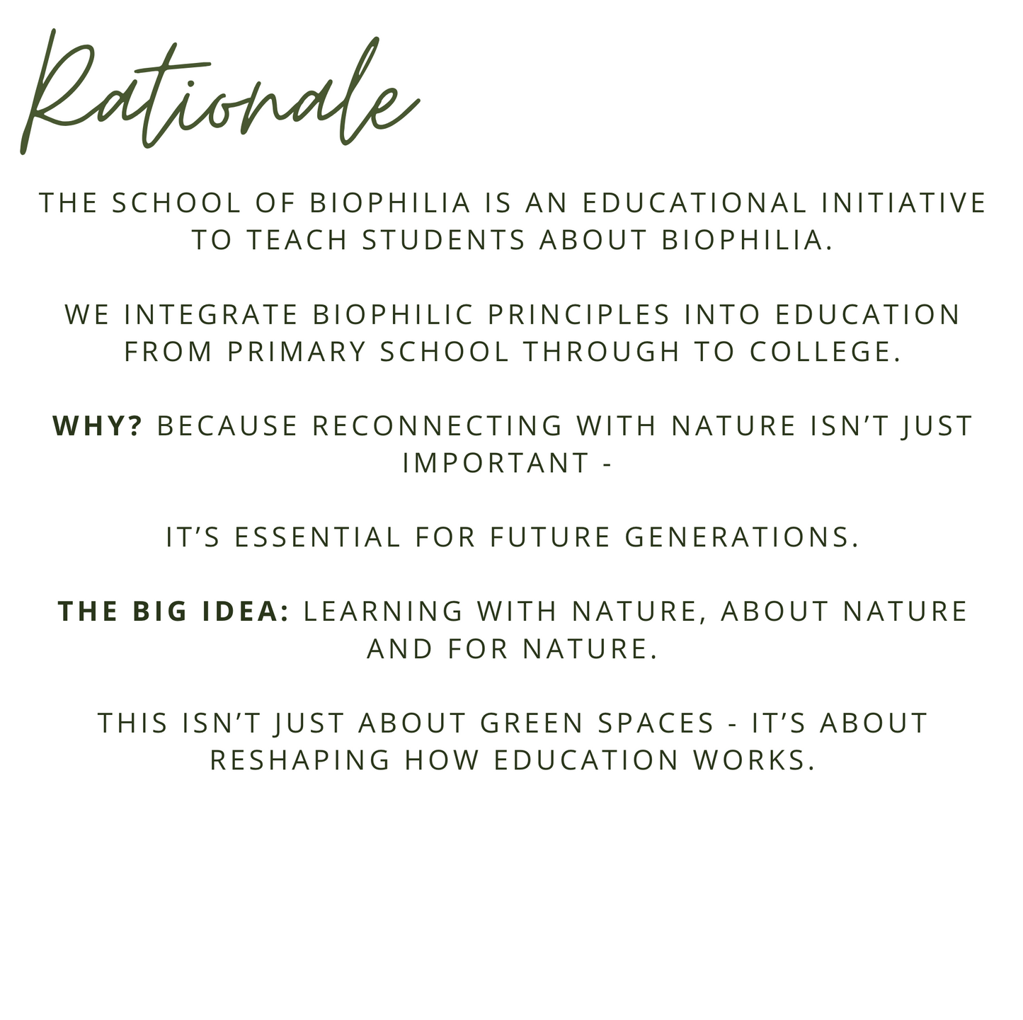 The School of Biophilia Playbook